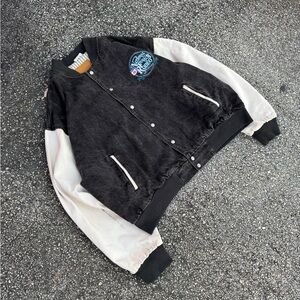 Black Varsity Jacket (L)